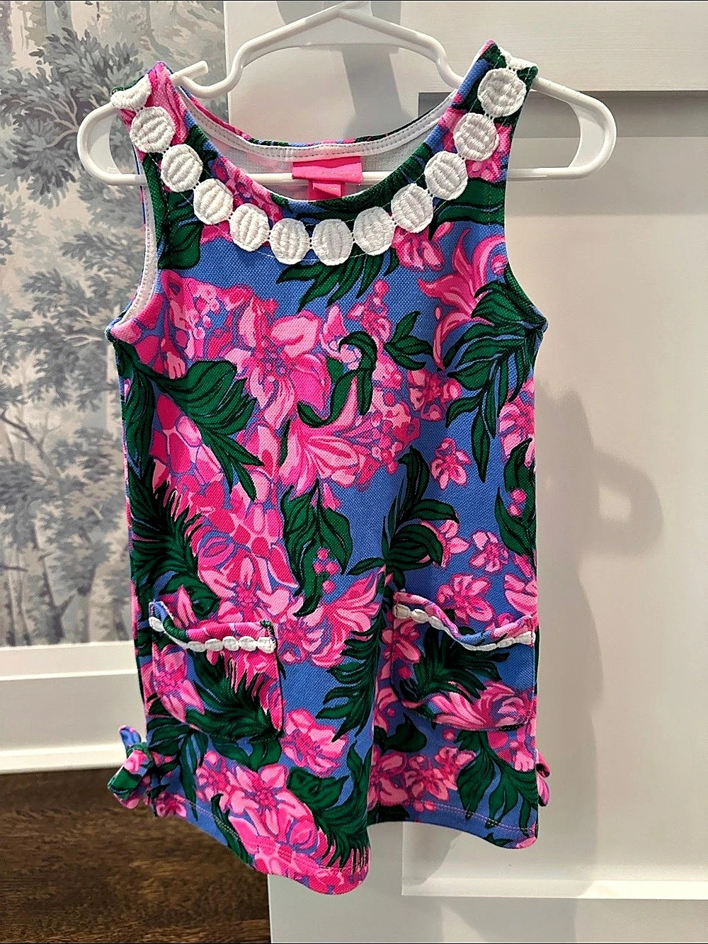 Lilly Pulitzer Girls 2T-3T Floral Dress Like New